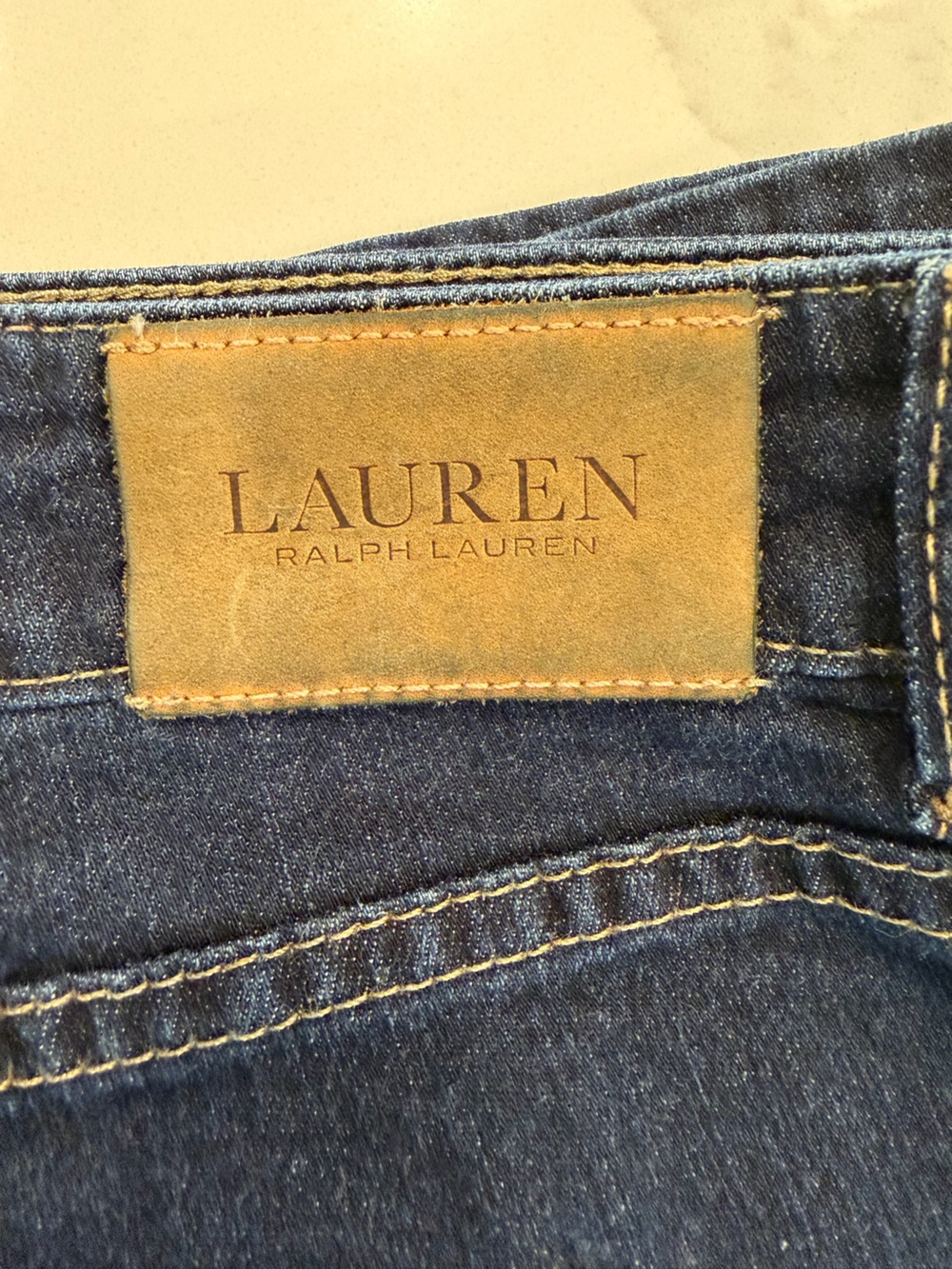 Lauren Ralph Lauren 18W Dark Wash Bootcut Jeans Plus Size Denim - Picture 7 of 7